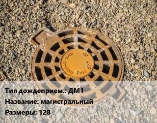 Дождеприемник ДМ1 магистральный 128